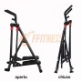 FFitness Air Walker, Strumento Professionale per l'home Fitness Unisex Adulto, Nero, Medium