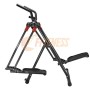FFitness Air Walker, Strumento Professionale per l'home Fitness Unisex Adulto, Nero, Medium