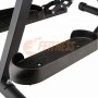 FFitness Air Walker, Strumento Professionale per l'home Fitness Unisex Adulto, Nero, Medium