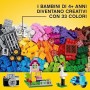 LEGO Classic Scatola Mattoncini Creativi Grande, Set di Costruzioni Divertenti, Contenitore Giocattoli Colorati, 10698