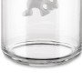 Alessi AMDR04 W Gianni a Little Man Holding On Tight Barattolo Ermetico in Vetro con Coperchio in Resina Termoplastica, Bianco, 