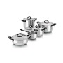 Barazzoni Silicon PRO Acciaio Cuocipasta, Acciaio Inox 18/10, Diametro cm 22, Litri 6 Made in Italy
