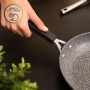 KASANOVA Padella New Petra Dark - Padella Antiaderente per Tutti i Piani Cottura - ø 22 cm