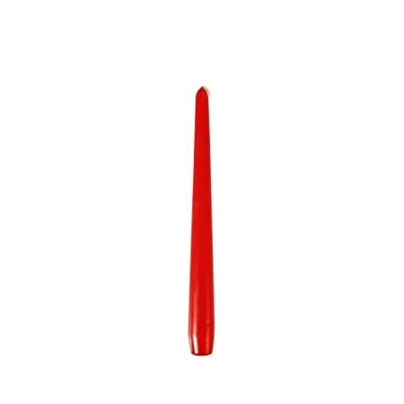 Papstar 17960 50 - Candele per candelabro, Ø 2,2 x 25 cm, Colore: Rosso