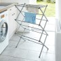 BLACK+DECKER BXAR0002GB Stendibiancheria Compatto Estensibile, Grigio Freddo, 7,5 m di Spazio di Asciugatura, Acciaio Verniciato