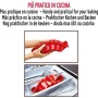 Guardini Juliette, Stampo Gugelhopf 22cm, Silicone alimentare, Colore rosso