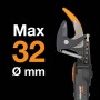 Fiskars Upx 82 Svettatoio per Rami e Ramoscelli Freschi, Nero/Arancione, 10.1 x 160 x 7.1 cm