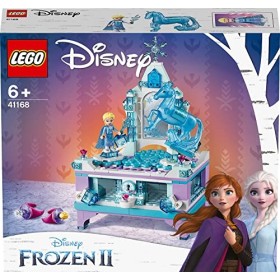 LEGO Disney Frozen II Il Portagioielli di Elsa con Mini-doll della Principessa Elsa e Figura di Nokk, Cassetto con Chiusura