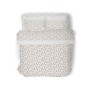 GEMITEX Completo Letto Primaverile MATRIMONIALE GRIGIO in 100% FRESCO COTONE Made in Italy, MORBIDO e TRASPIRANTE, Linea Cotone 
