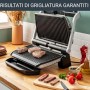 Rowenta GR722D Optigrill+ XL Bistecchiera Intelligente con 9 Programmi di Cottura Automatici, Nero / Argento 48x37.5x23cm