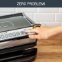 Rowenta GR722D Optigrill+ XL Bistecchiera Intelligente con 9 Programmi di Cottura Automatici, Nero / Argento 48x37.5x23cm