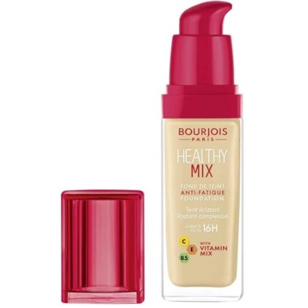 Bourjois Fondotinta Liquido Healthy Mix Formula Anti-Age Illuminante e Idratante a Lunga Durata con Vitamine e Acido Ialuronico,