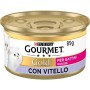 Purina Gourmet Gold Umido Gatto Mousse per Gattini con Vitello, 24 Lattine da 85 g Ciascuna, Confezione da 24 x 85 g
