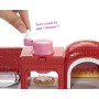 Barbie la Pizzeria con Bambola, Tavolo per Le Pizze, Forno e Pasta da Modellare, Giocattolo per Bambini 3 + Anni, FHR09, multico