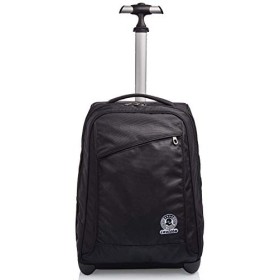 Trolley Invicta , Benin Eco-Material, Nero, 2 in 1 con Spallacci per uso Zaino