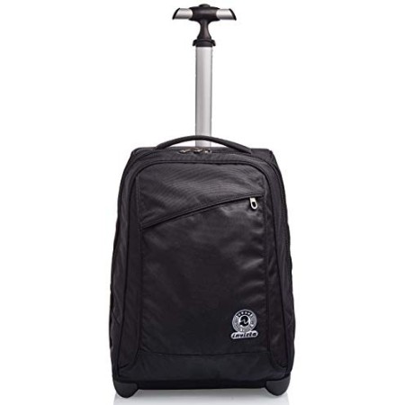 Trolley Invicta , Benin Eco-Material, Nero, 2 in 1 con Spallacci per uso Zaino