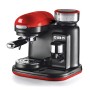 Ariete 1318 Macchina espresso con macinacaffè integrato Moderna, Per caffè in grani e in polvere, Cappuccinatore montalatte, F