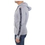 Tommy Hilfiger Logo Tape HD Felpa con Cappuccio, Grigio (Grey Heather 004), Small Uomo