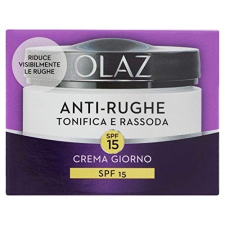 OLAZ - Crema Giorna, Anti-età, Anti-rughe, Età 40+, SPF 15, 50ML