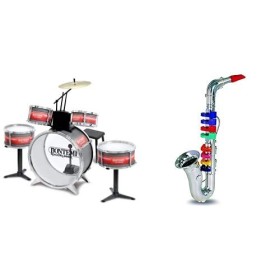 Bontempi Jazz Set Batteria e Sassofono 3-10 anni
