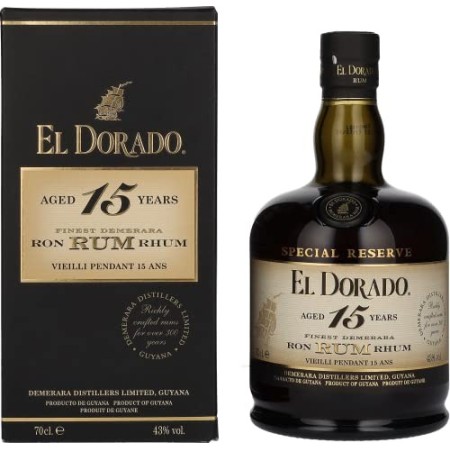 El Dorado 15 A. Rum, 700 ml Ast.
