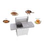 Campingaz Culinary Modular Pietra Rotella Taglia Pizza, Argento, 32.96 x 4.76 x 33.56 cm