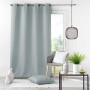 Douceur D'Intérieur - 1603521, Tenda Con Occhielli , 140 X 280 Cm , Essentiel , Poliestere Unito , Grigio