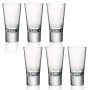 Bormioli Rocco, Ypsilon, bicchierini per shot di Vodka, a vetro doppio temperato, da 70 ml, Vetro, Set da 6