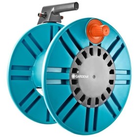 Gardena 2650-20 Classic 60 Avvolgitubo per Montaggio a Parete, con Rullo Guida, Nipplo Antigoccia, Connessione Angolata, Ingombr