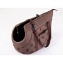 Hobbydog, Borsa per il trasporto di cani e gatti, taglia 1, 22x20x36 cm, poliestere e poliuretano espanso, Marrone