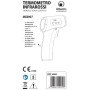 Termometro infrarossi MDI907 Frontale senza contatto Temperatura corporea 32°C a 42,9°C Dispositivo Certificato CE 0123 Regist