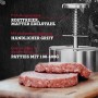 FMprofessional 22205 FM Pressa per Hamburger Professionale in Acciaio 18/10
