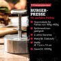 FMprofessional 22205 FM Pressa per Hamburger Professionale in Acciaio 18/10