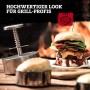 FMprofessional 22205 FM Pressa per Hamburger Professionale in Acciaio 18/10
