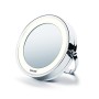 Beurer BS 59 Specchio Cosmetico da Parete, Orientabile e con Illuminazione LED