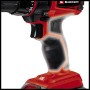 Einhell 2x1,3 Ah TC-CD 18-2 Li Trapano a Batteria, 12 W, Rosso, Set di 5 Pezzi
