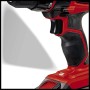 Einhell 2x1,3 Ah TC-CD 18-2 Li Trapano a Batteria, 12 W, Rosso, Set di 5 Pezzi