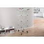 Vileda Mixer 4 Stendibiancheria a Torre, Ripiegabile, con Ruote, Metallo, Bianco, Quattro Piani
