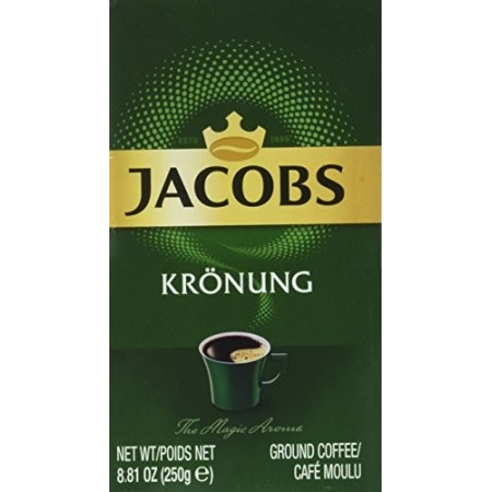 Jacobs Miscela Di Caffè Macinato Kronung - 12 Pezzi da 250 g