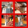 Bialetti Moka Express Caffettiera in Alluminio, Argento, 1 Tazza