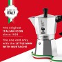 Bialetti Moka Express Caffettiera in Alluminio, Argento, 1 Tazza