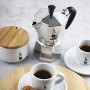 Bialetti Moka Express Caffettiera in Alluminio, Argento, 1 Tazza