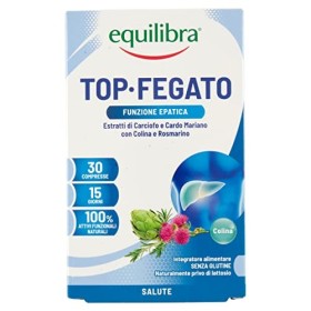 Equilibra Integratori Alimentari, Top Fegato, Integratore Depurativo Fegato, per la Normale Funzione Epatica, con Aloe Vera, Car