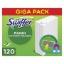 Swiffer Panni di Ricambio per Scopa, Maxi Formato da 120 Panni, Cattura e Intrappola 3 Volte Più Polvere, Sporco e Peli di una 