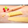 Tescoma Delicia 630878 Stampo per Raviolini Tondi, Plastica, 21 Pezzi, 1 Pezzo, Giallo