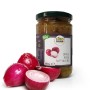 CiboCrudo Cipolle Sott’Olio Bio, Spesse e Compatte, in Olio Extravergine di Oliva Aromatizzato con Bacche di Ginepro, Pepe e C