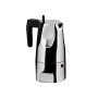 Alessi Ossidiana - Moka/Caffettiera espresso in fusione di alluminio - 3 tazze