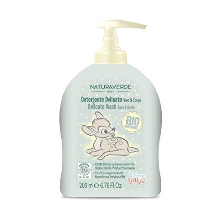 Naturaverde Bio Detergente Delicato per Mani e Viso, 200g