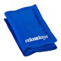 Relaxdays, Blu Tappetino Rinfrescante per Cani, Autorefrigerante, Lavabile, in Gel, Materassino per Gatti, 20x35 cm, Poliestere,