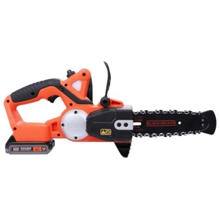 BLACK+DECKER GKC1820L20-QW Elettrosega a Batteria Litio 18V-2.0 Ah, Barra 20 cm